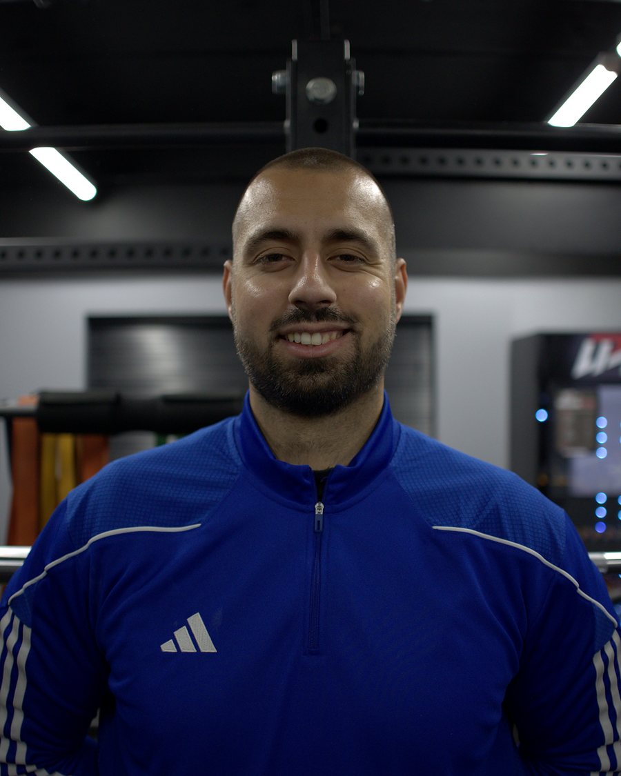 Dion Tsolakis, founder of Power For Speed and Lead Performance Coach, at Leeds Performance Hub